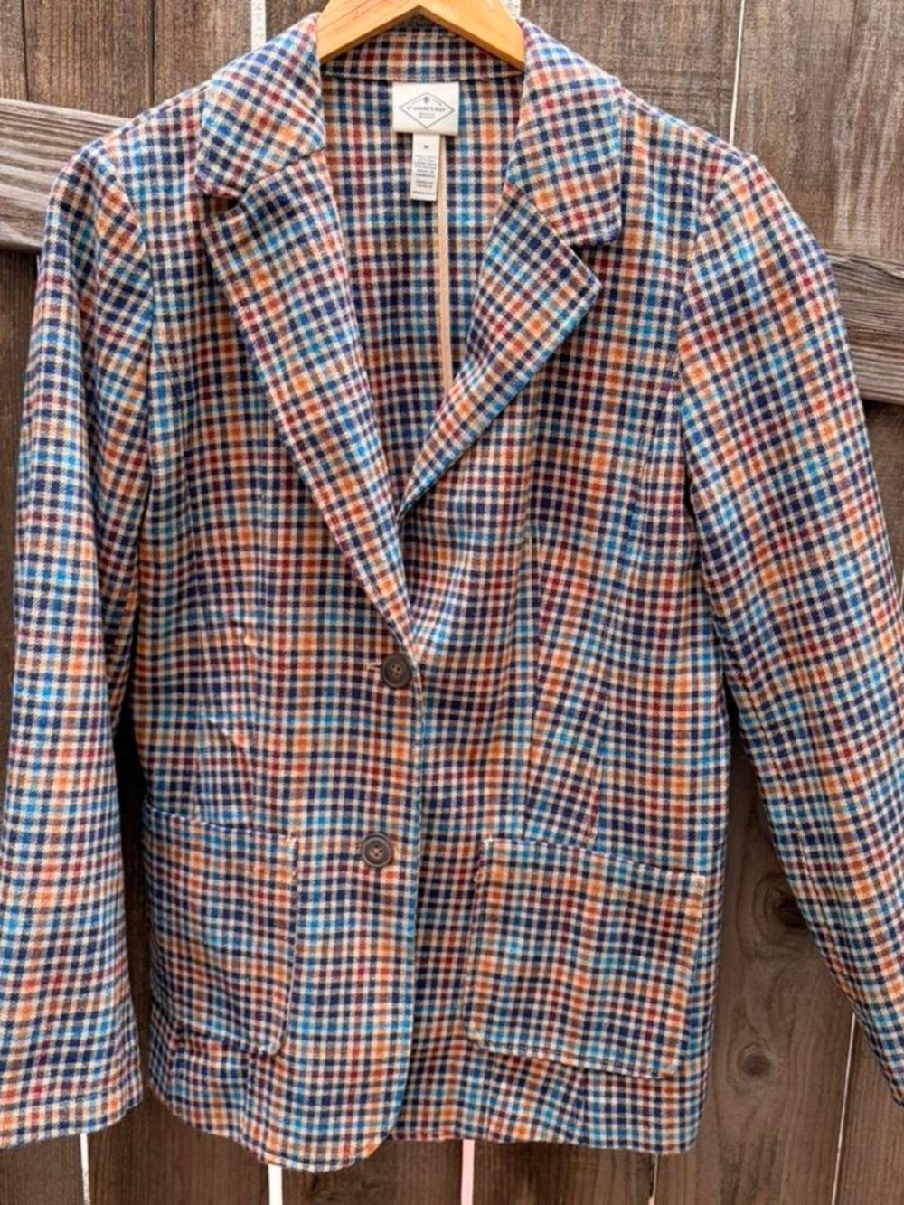 Multicolor Plaid St John's Bay Blazer